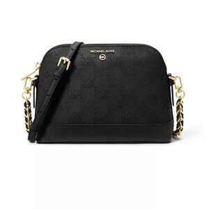Michael Kors Black and Gold Crossbody Bag